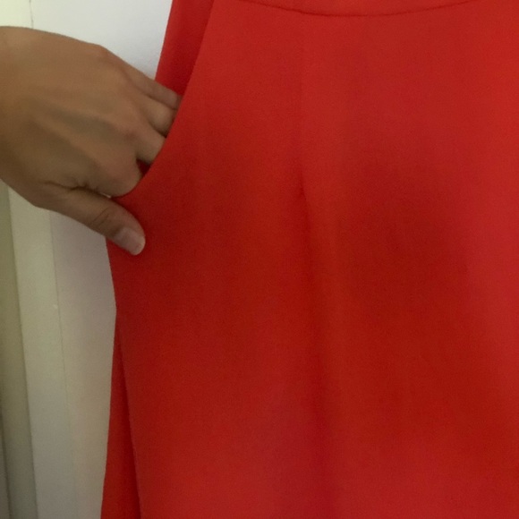 Entro Off Shoulder Orange Dress - Picture 5 of 5